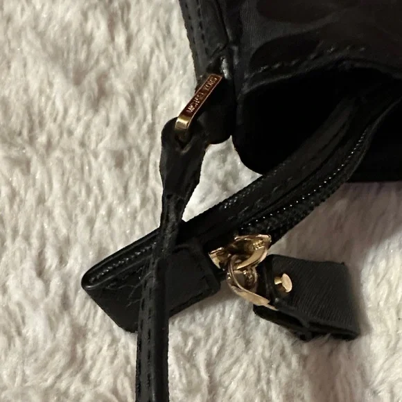 Michael Kors Black Nylon Animal Print Crossbody Bag - Picture 11 of 14